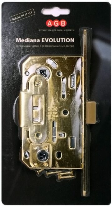 Սողնակ AGB WC B01102.50.12.567 MEDIANA EV. (հատ.փաթ+B01000.13) - հնաոճ բրոնզ