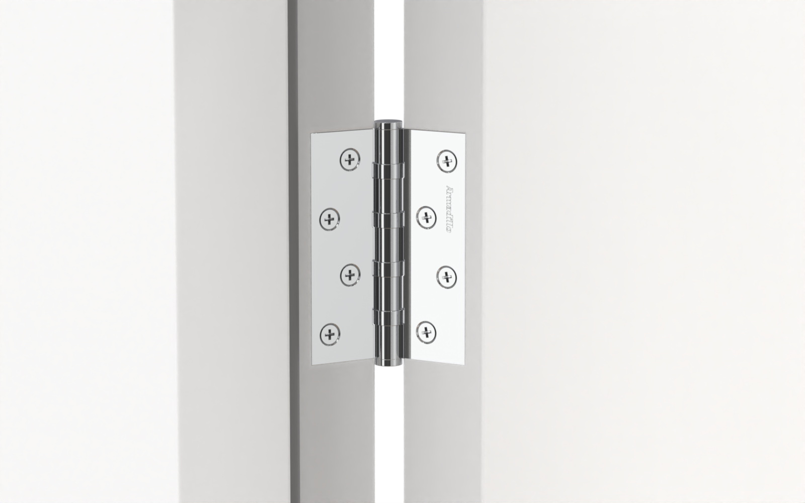 Петля Armadillo (Армадилло) универсальная IN4500UC-BL CP 100x75x3 INOX304 хром БЛИСТЕР