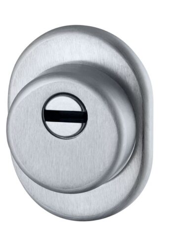 Броненакладка Armadillo (Армадилло) на ЦМ (от вырывания. 33 мм) ET/ATC-Protector 1-33SC-14 - Матовый хром