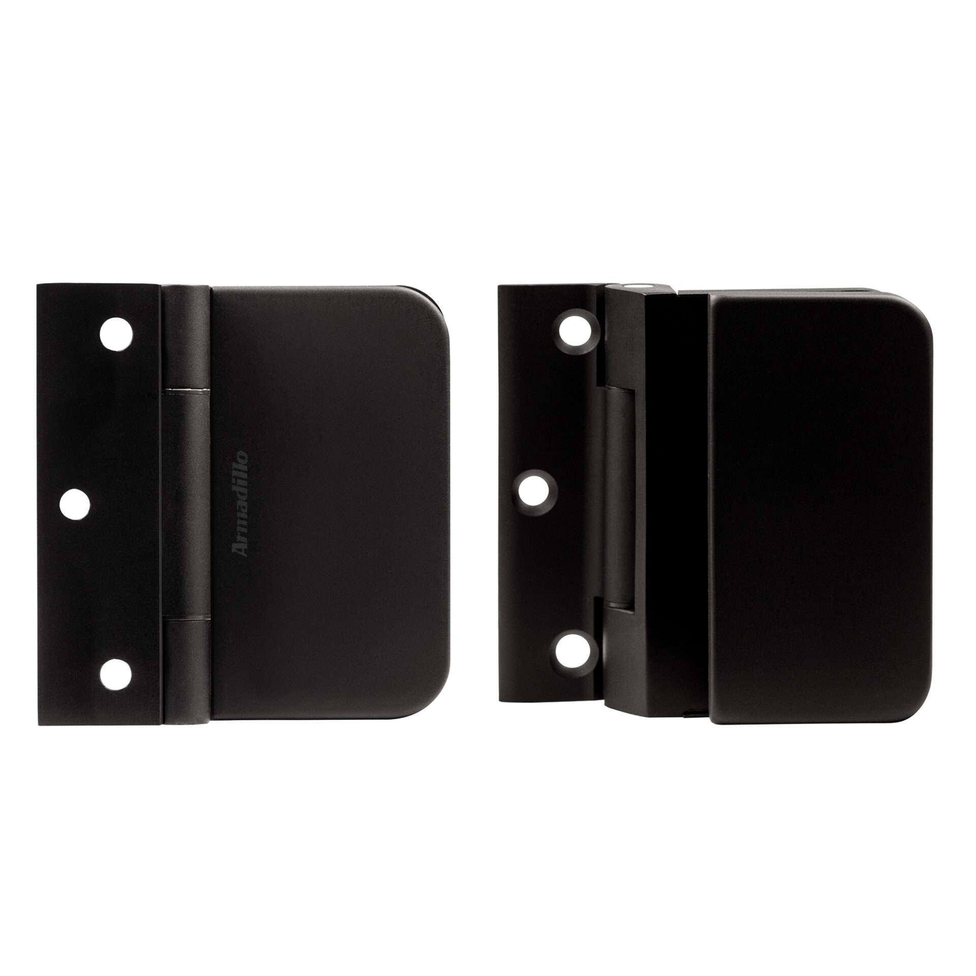 Петля Armadillo (Армадилло) для стеклянной двери Space.GL.H01 (2 шт) BL черный